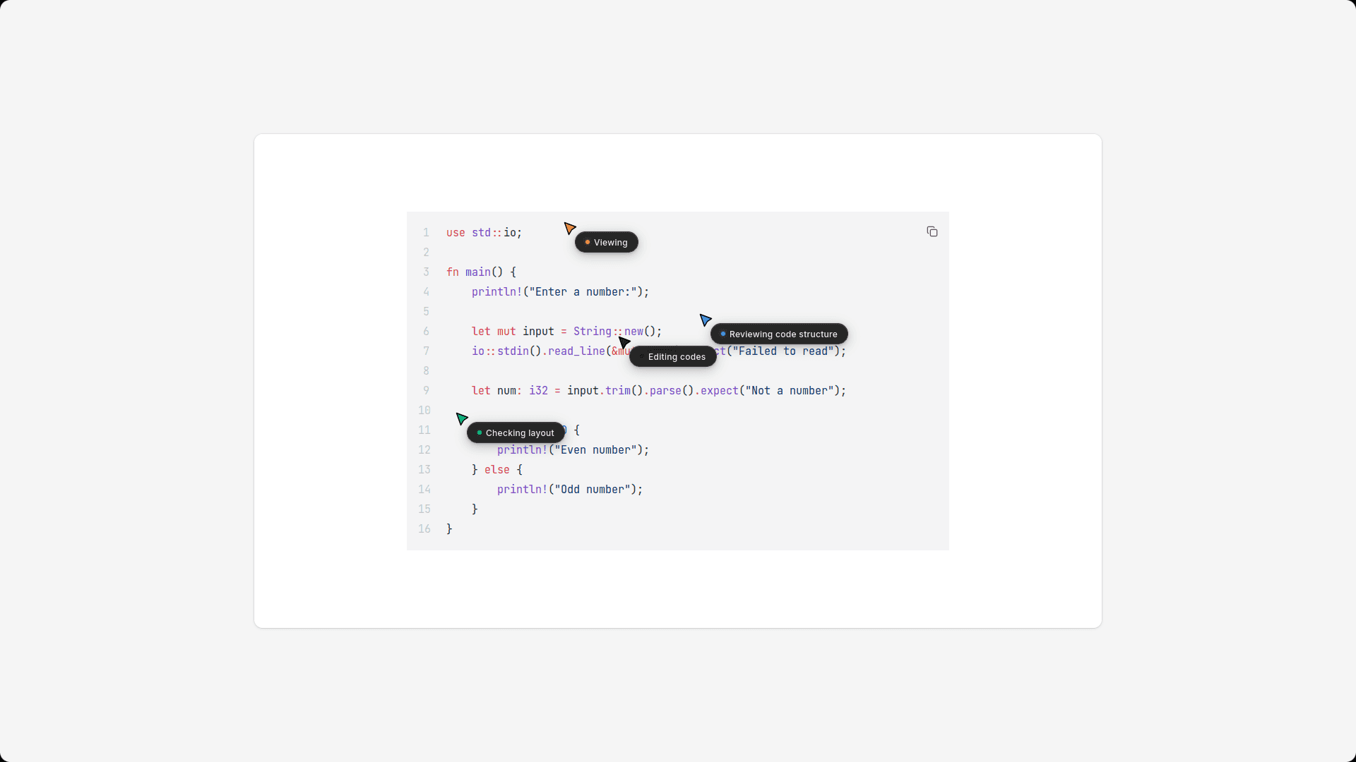 Collaborative Cursor preview